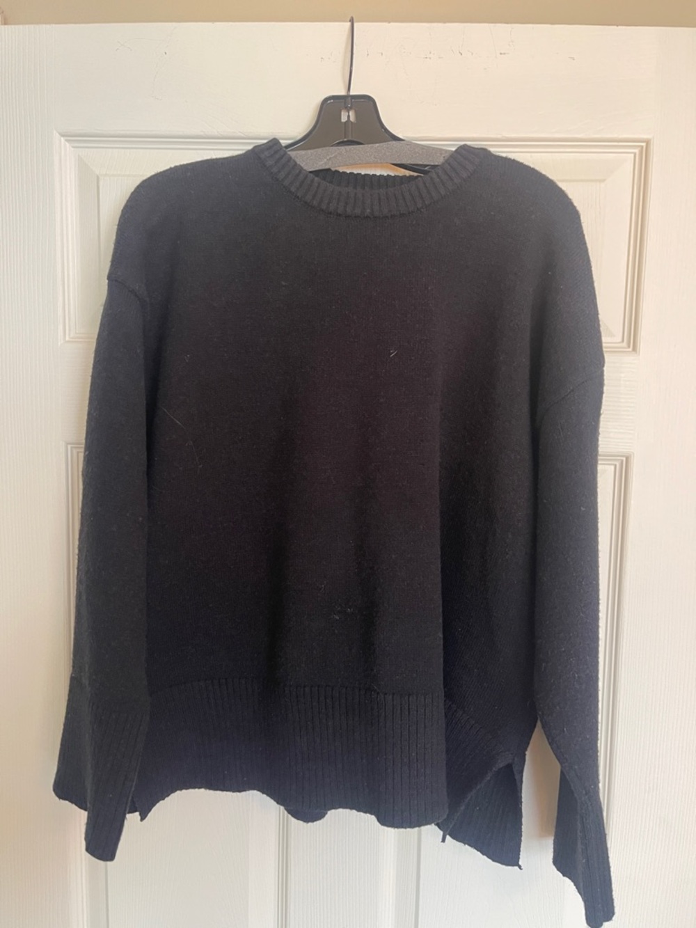 Classic Black Crewneck woman’s  Sweater -